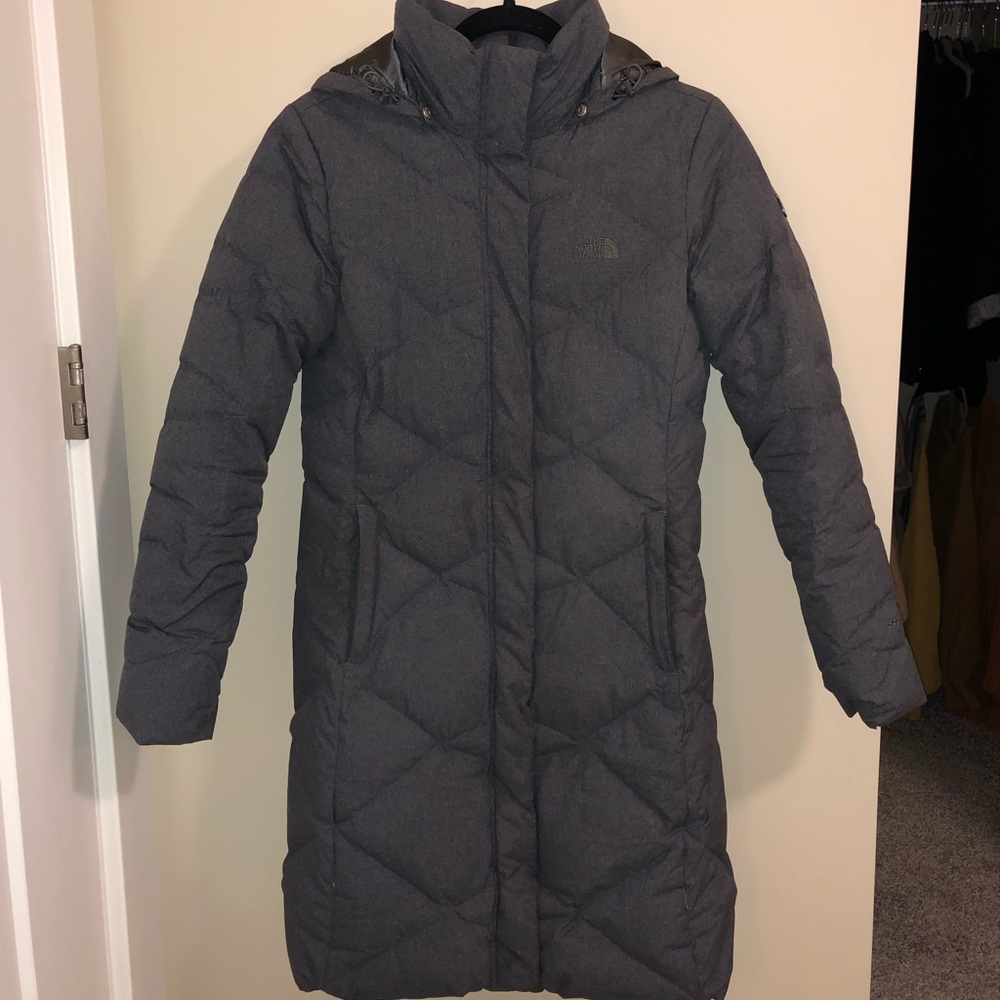 Gray North Face Women’s Down Parka
